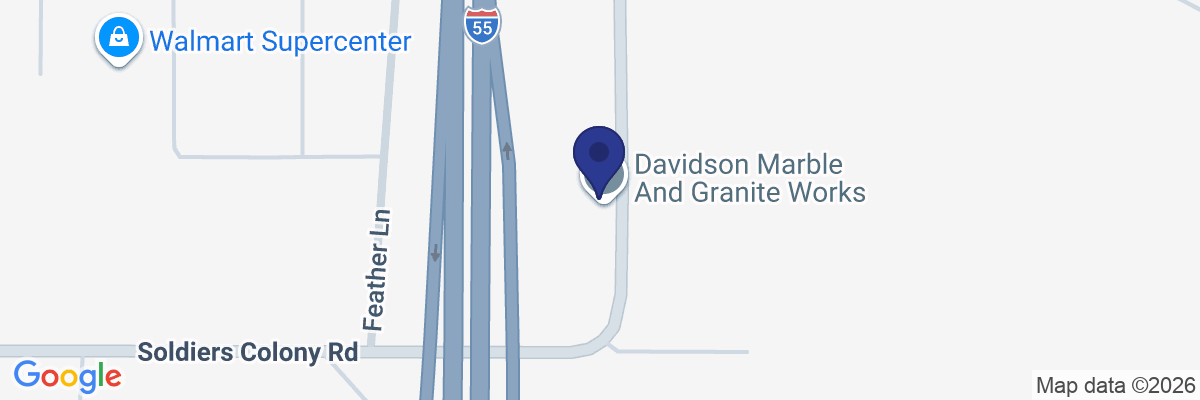Map showing facility locations