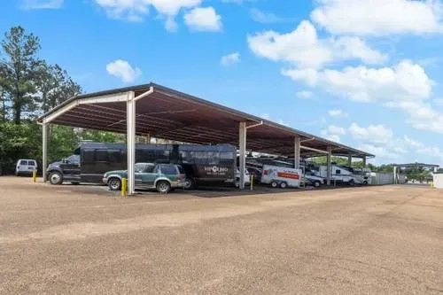 Covered vehicle parking